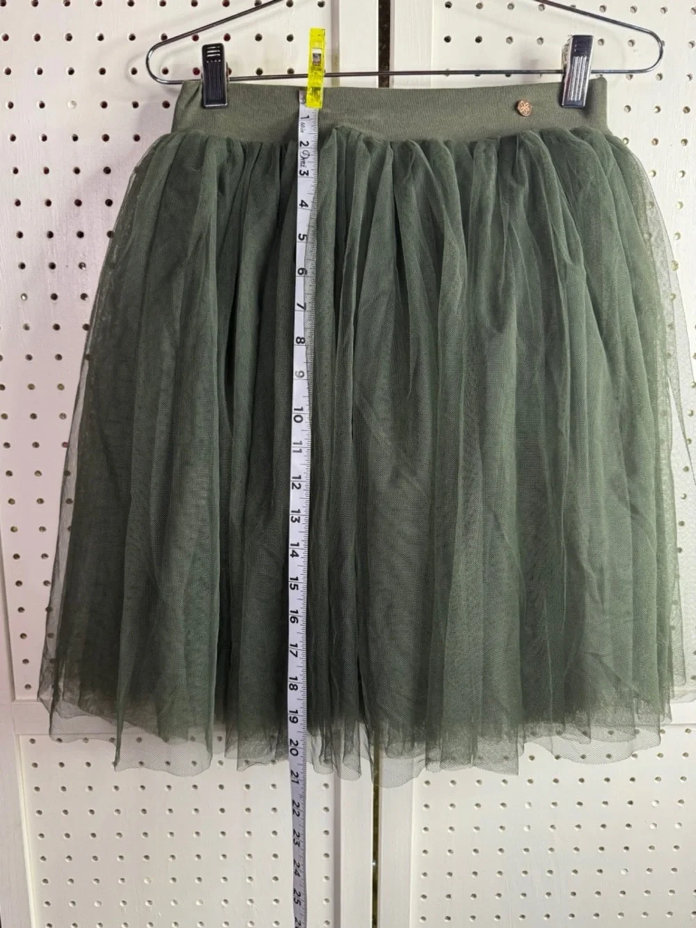 Matilda Jane Olive Green Tulle Skirt Girls Size 16 Layered Fairy Ballet Girlie